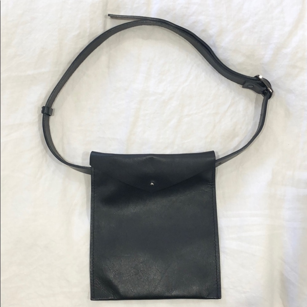 Genuine leather fanny pack